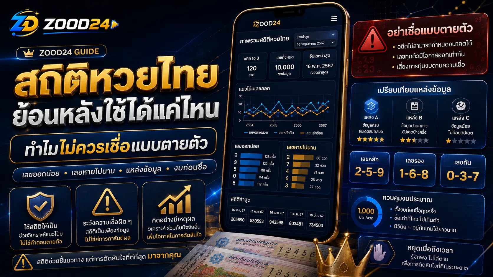 สถิติหวยไทยย้อนหลังใช้ได้แค่ไหน ทำไมไม่ควรเชื่อแบบตายตัว
