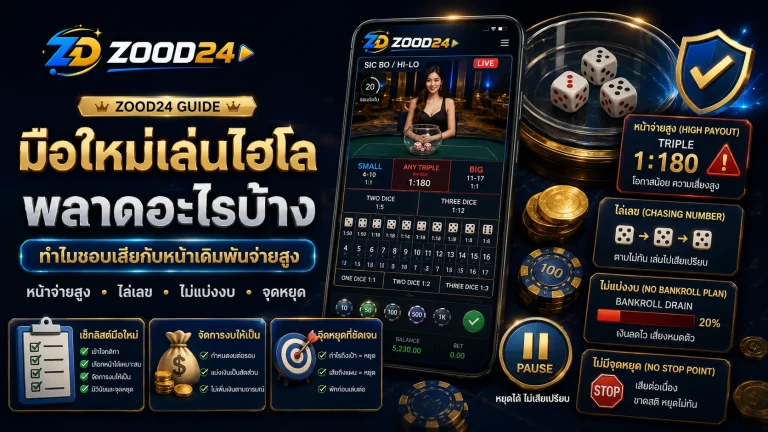 มือใหม่เล่นไฮโลพลาดอะไรบ้าง ทำไมเสียกับหน้าจ่ายสูง