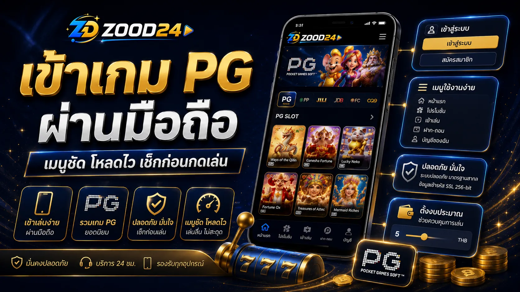 ทางเข้าเกม PG เช็กอะไรบ้างก่อนกดเข้าเล่น