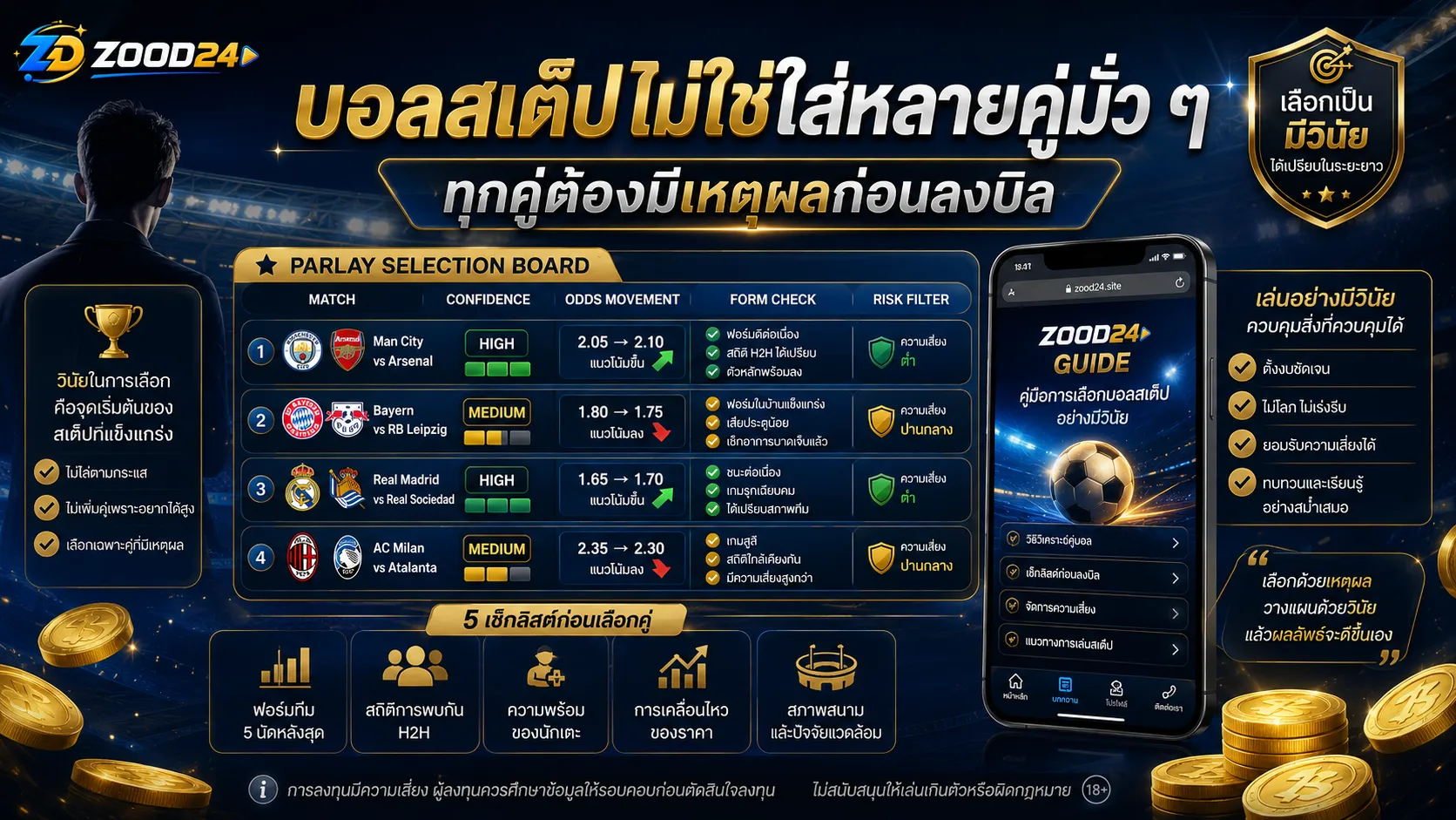 บอลสเต็ปไม่ใช่ใส่หลายคู่มั่ว ๆ ทุกคู่ต้องมีเหตุผลก่อนลงบิล