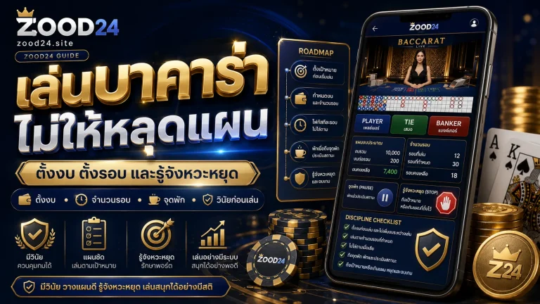 เล่นบาคาร่าไม่ให้หลุดแผน ตั้งงบ ตั้งรอบ และรู้จังหวะหยุด