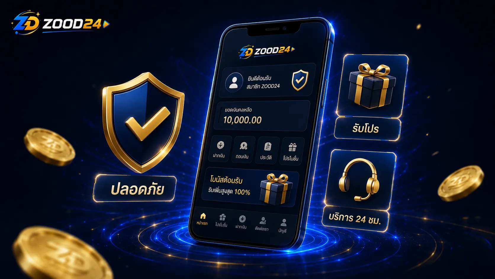 ขั้นตอนสมัคร ZOOD24 ผ่านมือถือ ตรวจสอบทางเข้า กรอกข้อมูล และอ่านโปรโมชั่นก่อนใช้งาน