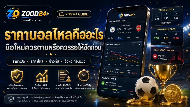 ราคาบอลไหลคืออะไร มือใหม่ควรตามหรือควรรอให้ชัดก่อน
