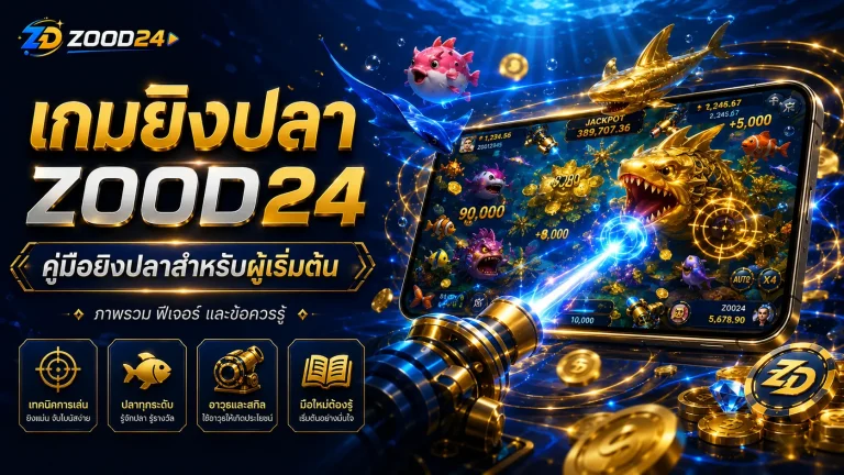 เกมยิงปลา ZOOD24 คืออะไร? คู่มือยิงปลาสำหรับผู้เริ่มต้น