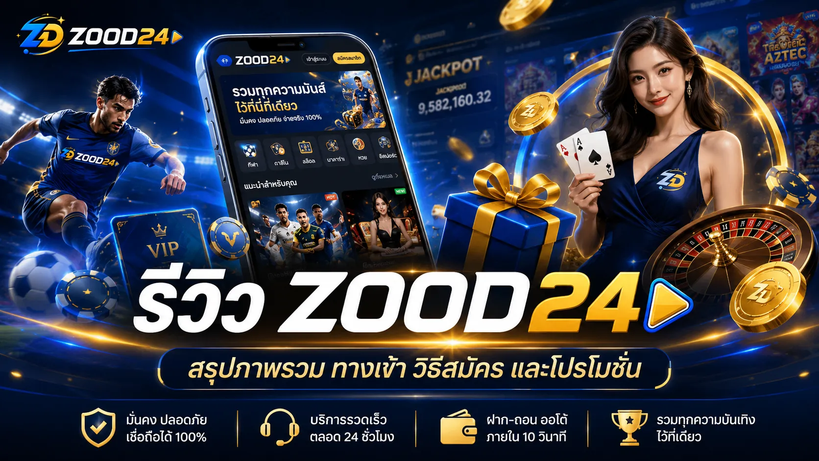 รีวิว ZOOD24 คืออะไร ทางเข้า วิธีสมัคร โปรโมชั่น และหมวดเกมครบ