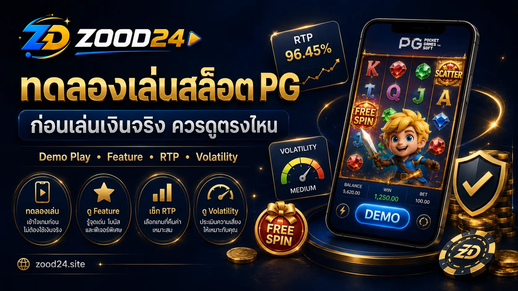 ทดลองเล่นสล็อต PG ช่วยอะไรได้บ้าง ก่อนเล่นเงินจริงควรดูตรงไหน