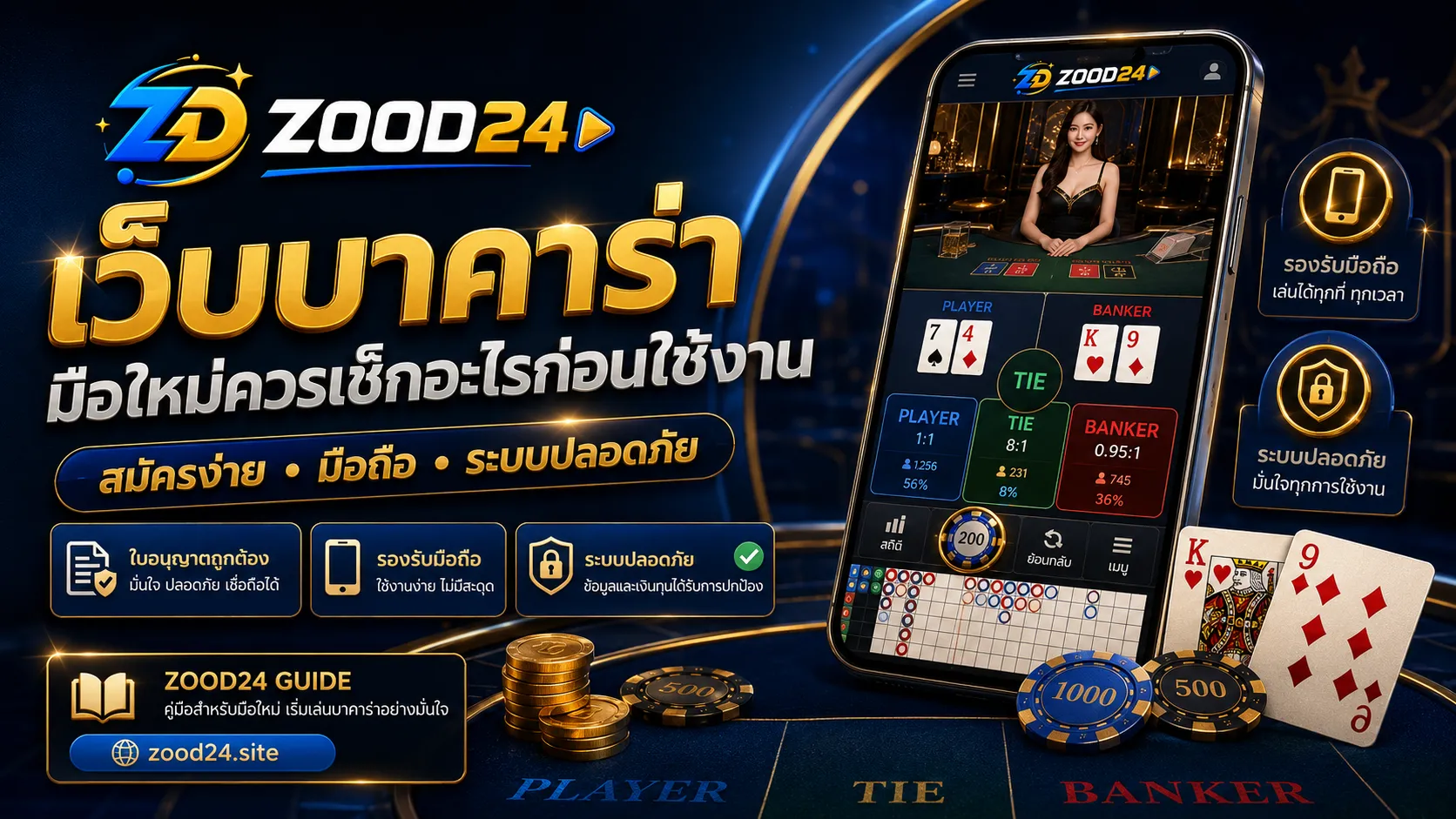 เว็บบาคาร่า คืออะไร มือใหม่ควรเช็กอะไรก่อนใช้งานบน zood24.site
