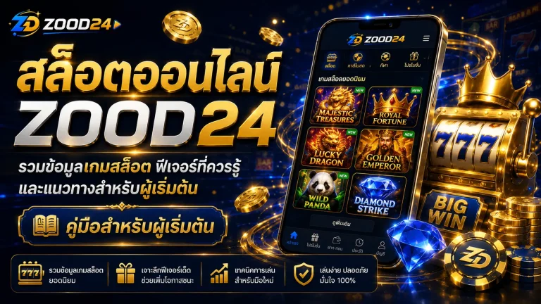สล็อต ZOOD24 รวมข้อมูลสล็อตยอดนิยมและวิธีเลือกอ่านก่อนใช้งาน