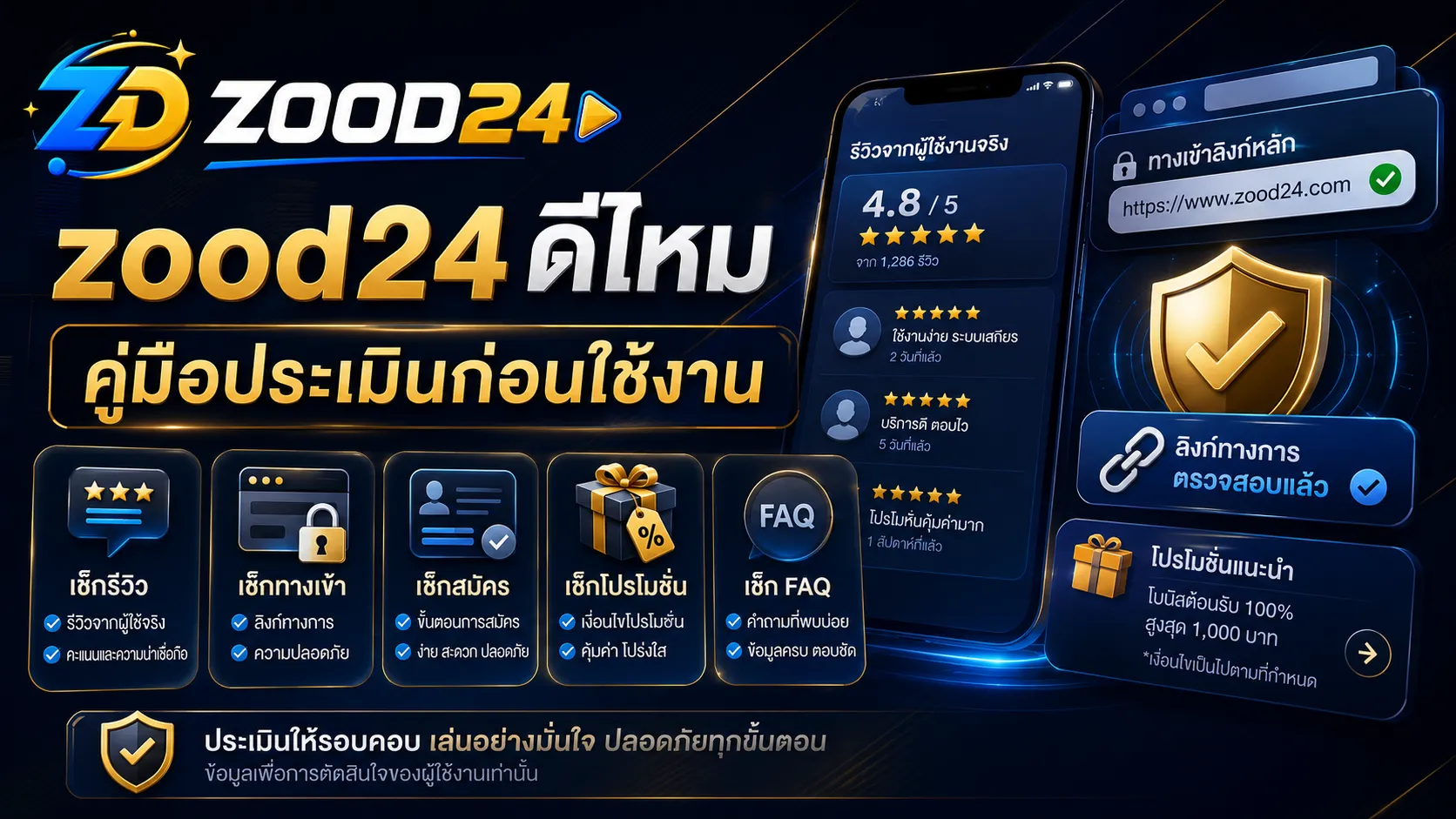 zood24 ดีไหม มือใหม่ควรดูจากอะไร ก่อนตัดสินใจใช้งานจริง